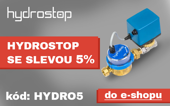 Banner - Pojistky na elektriku již máte ... Pořiďte si pojistky na vodu - ochranu proti úniku vody a vyplavení.