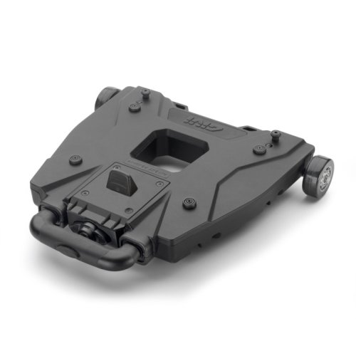 V47NT TECH kufr GIVI černý (Monokey) s čirými odrazkami a částečně hliníkovým víkem, objem 47 ltr.