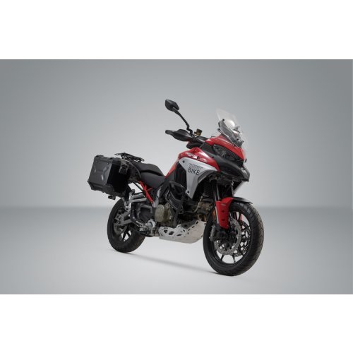 TRAX ADV aluminum case system US model Black. 37/37 l. Ducati Multistrada V4 (20-)
