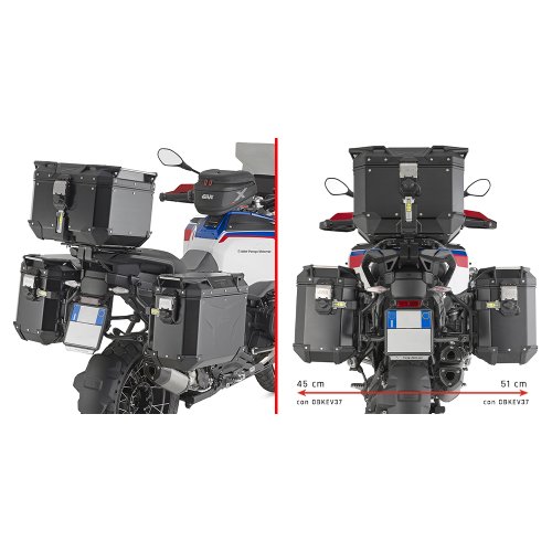 PLO5146CAM trubkový nosič PL ONE-FIT pro BMW R 1300 GS Adv. (25) pro boční kufry OBKEV