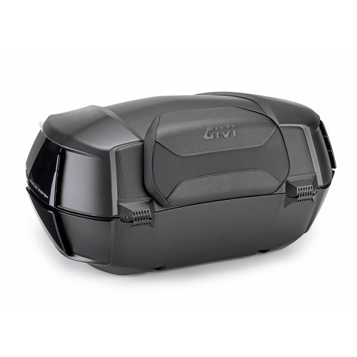 V49N AIR kufr GIVI černý (Monokey) s červenou optikou a černým víkem, objem 49 ltr.