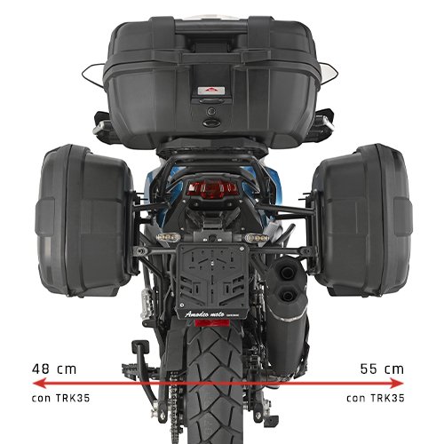 PLO9701MK trubkový nosič PL ONE-FIT pro QJ MOTOR SRT 600 SX (24-25) pro boční kufry MONOKEY