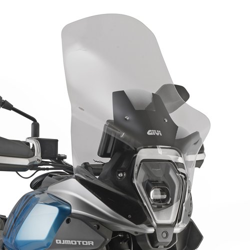 D9701ST plexi čiré QJ MOTOR SRT 600 SX (24-25), vxš - 520x530 mm