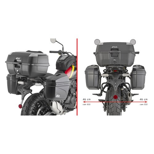 PL9061 trubkový nosič Royal Enfield Guerilla 450 (24-25) pro boční kufry