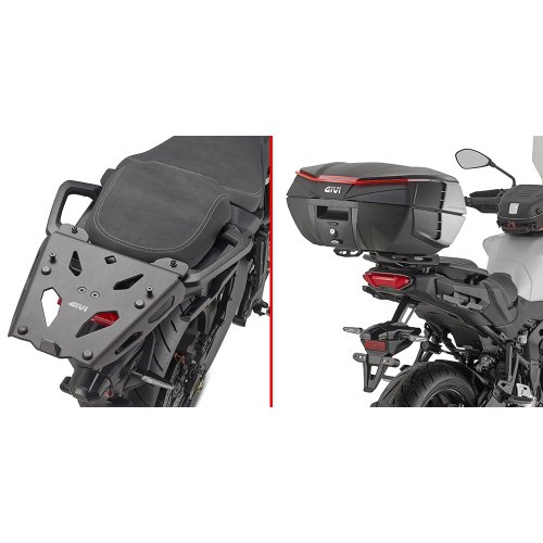 SRA2171 hliníkový special rack Yamaha Tracer 9/9 GT/9 GT+ (25) pro MONOKEY, včetně černé plotny