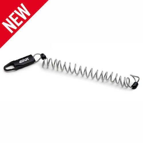 S221 lanko se zámkem na číselný kód, pro zamčení zipů a textilních zavazadel k motorce