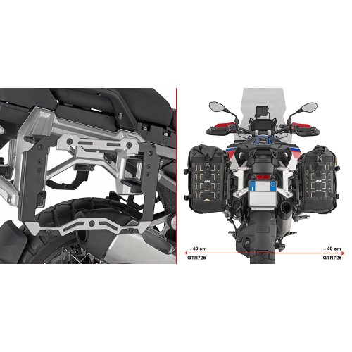 PL5146CAM adaptér pro BMW R 1300 GS Adventure (25-26) pro hliníkové boční kufry GIVI OBKEVxxx