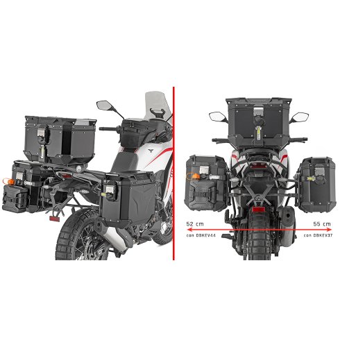 PLO9352CAM trubkový nosič PL ONE-FIT pro Moto Morini X-Cape 700 (25) pro boční kufry OBK