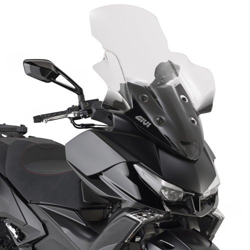 6128DT plexi čiré  Kymco Xciting VS 400 (24-25), vxš___x___ mm, použij sadu D6128KIT