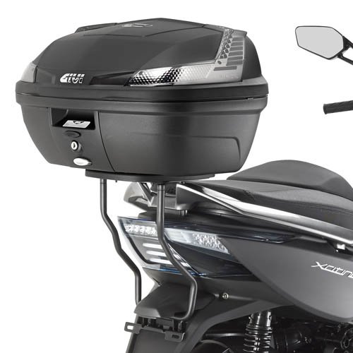SR6104M special rack Kymco Xciting 400i (13-17) pro kufry Monolock (bez plotny), max. 6 kg