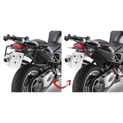 PLR5109 trubkový nosič BMW F 800 GT (13-19) pro boční kufry, demontovatelný