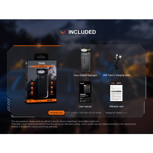 Nabíjecí baterka Fenix SW06R