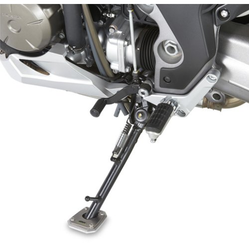 ES1110 rozšíření bočního stojánku Honda Crosstourer 1200 (12-19), stříbné hliníkové