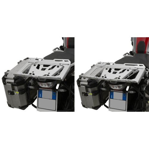 EX1SRA hliníkový rozšiřitelný nosič na plotny SRA pro textilní zavazadla