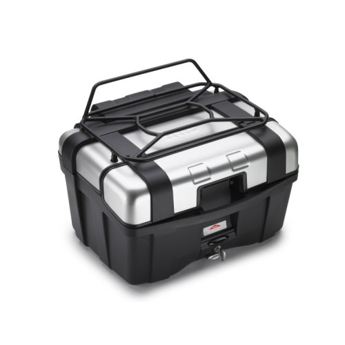 TRK33B kufr GIVI Trekker černý s černým hliníkovým víkem (Monokey), objem 33 ltr.