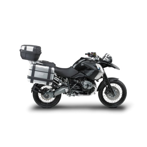 TRK33B kufr GIVI Trekker černý s černým hliníkovým víkem (Monokey), objem 33 ltr.
