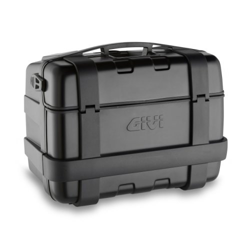 TRK46B kufr GIVI Trekker černý s černým hliníkovým víkem (Monokey), objem 46 ltr.