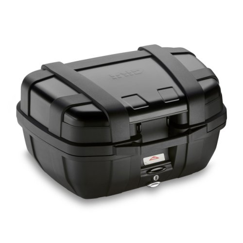 TRK52B kufr GIVI Trekker černý s černým hliníkovým víkem (Monokey), objem 52 ltr.