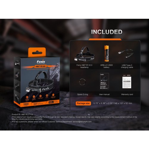 Nabíjecí čelovka Fenix HM71R V2.0