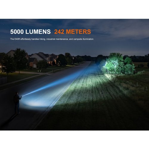 Nabíjecí LED svítilna Fenix E40R
