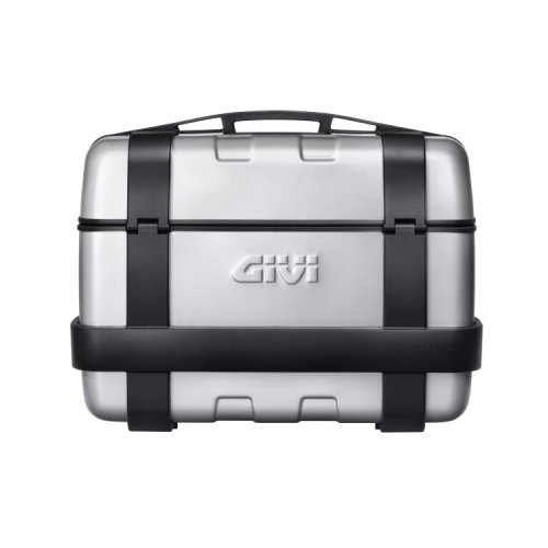 TRK46BPACK2 sada 2 kufrů GIVI TRK 46B Trekker černý s hliníkovým černým víkem (Monokey) se stejným