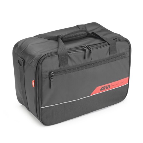 V56NNT TECH kufr GIVI Maxia 4, černý nelakovaný (Monokey), průhledné odrazky, objem 56 ltr.