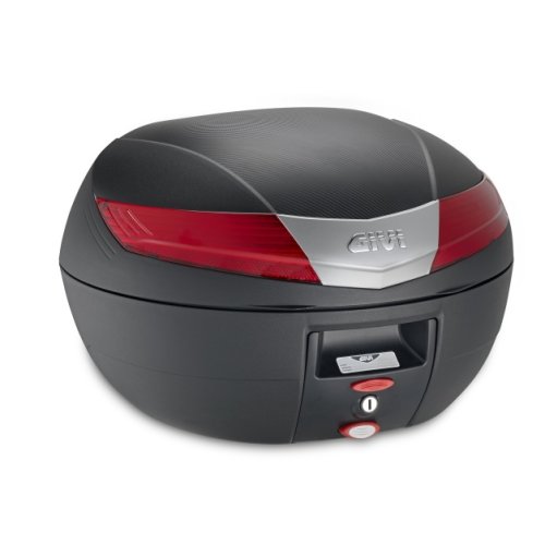 V40N kufr GIVI černý s červenými odrazkami (Monokey), objem 40 ltr.