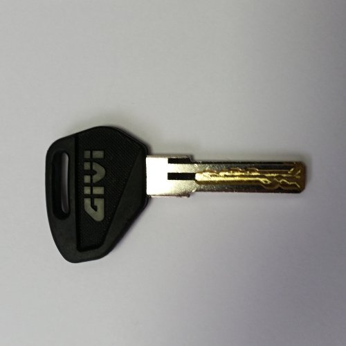 Z2400CNGR samostatný klíč k zámku GIVI (pro zámek SL), černý, polotovar, tloušťka klíče 3 mm