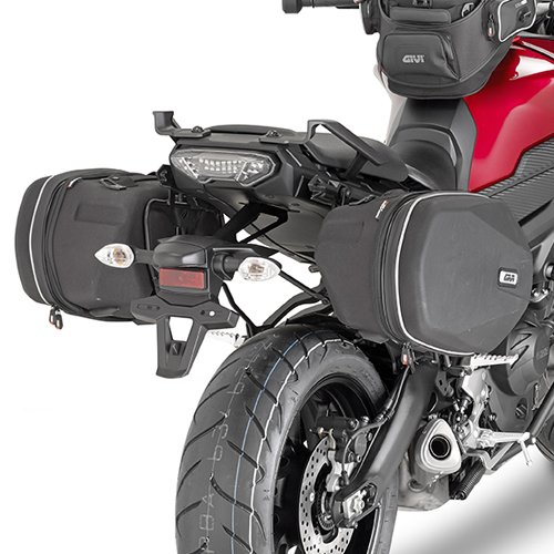 TE2122 podpěry bočních brašen Yamaha MT-09 Tracer 850 (15-17), černé pro systém EASYLOCK