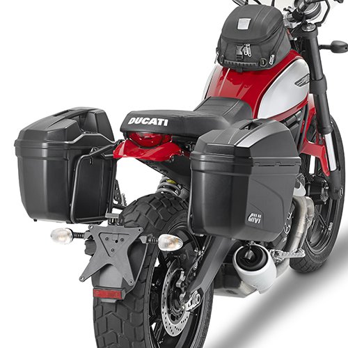 PL7407 trubkový nosič Ducati Scrambler 400/800 (15-23) pro boční kufry GIVI E 22