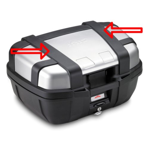 Z2202R, samostatný plastový kryt horního víka pro kufr GIVI TRK 52 (mřížka)