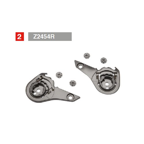 Z2454R pár mechanismů pod boční úchyty plexi přilby 50.4 Sniper