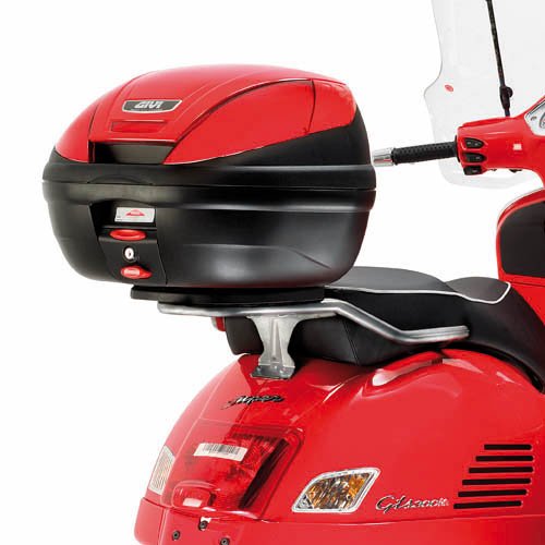SR131 special rack Piaggio Vespa GTS 125-300 Super (08-22) pro MONOLOCK, bez plotny, chromovaný