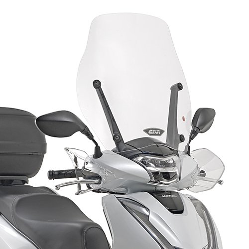 D1155ST plexi čiré Honda SH 125i - 150i (17-19)/NIU NQI, MQI+, vxš510x490 mm