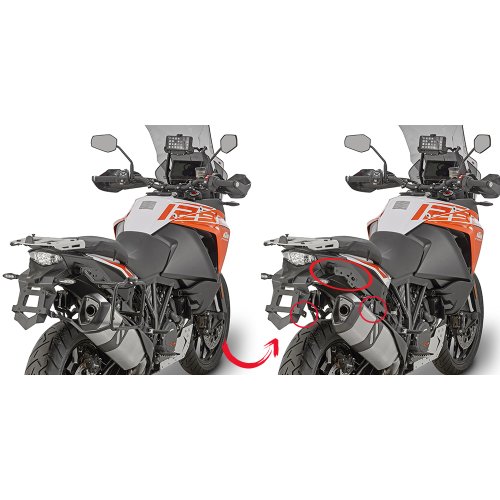 PLR7706 trubkový nosič KTM 1290 Super Adventure S (17-20)/1090 Adv (17-19) - DEMONTOVATELNÝ