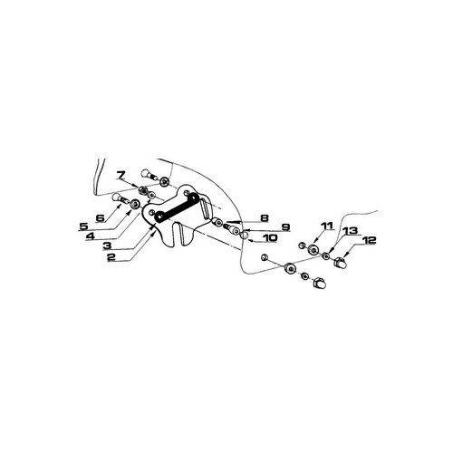 A240A montážní sada pro plexi 240A-240BL-240N902