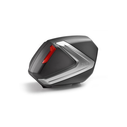 V37N pár bočních kufrů GIVI (levý+pravý) boční víka stříbrný šíp (Monokey pro PLX...)