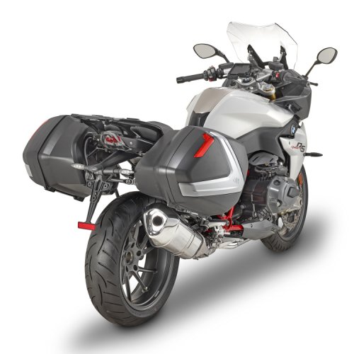 V37N pár bočních kufrů GIVI (levý+pravý) boční víka stříbrný šíp (Monokey pro PLX...)