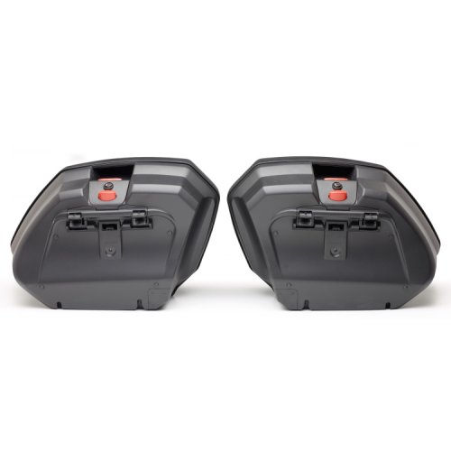 V37NN pár bočních kufrů GIVI (levý+pravý) boční víka černá matná ala karbon (Monokey pro PLX...)