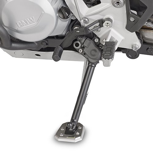 ES5127 rozšíření bočního stojánku BMW F 750 (18-23)/F 850 GS (18-20), stříbné hliníkové