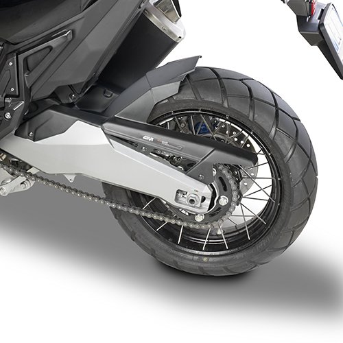 MG1156 černý plastový blatníček s chráničem řetězu Honda X-ADV 750 (17-25)/Forza 750 (21-25)