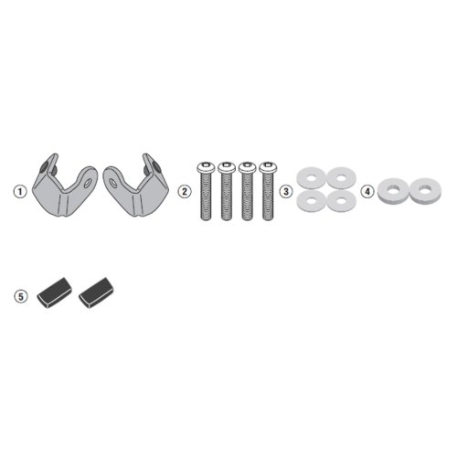 D5132KIT pro BMW C 400 GT (19-24) montážní sada pro plexi 5132DT