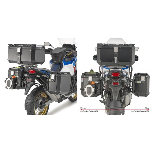 PLO1178CAM trubkový nosič PL ONE-FIT pro Honda CRF 1100L Africa Twin Adv. Sports (20-23)