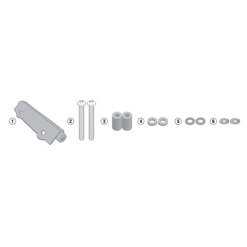 1179KIT sada pro samostatné uchycení PLO 1179CAM/MK/N pro Honda CRF 1100L Africa Twin (20-23)