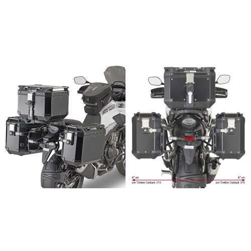 PLO1171CAM trubkový nosič bočních kufrů pro Honda CB 500 X (19-23)/NX 500 (24)