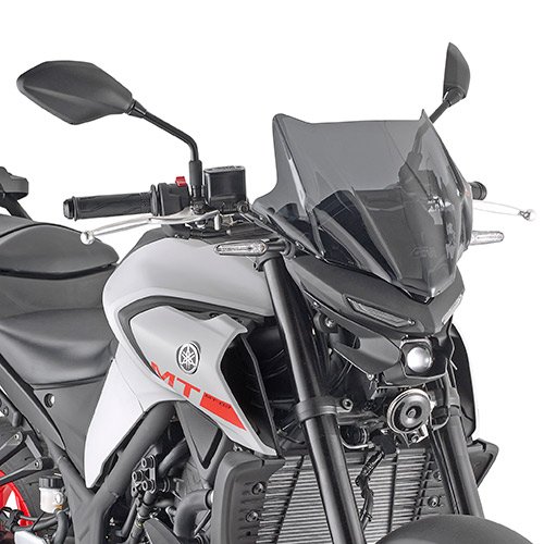 4128S plexi kouřové Kawasaki Z 650/Yamaha MT-03 321, vxš280x365 mm, použij sadu mont. sadu
