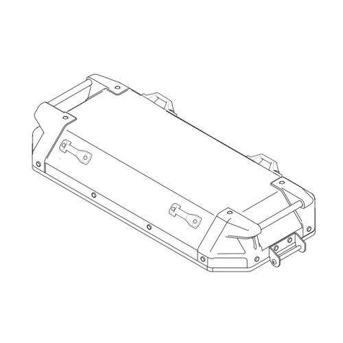 ZOBKN48BLCM horní víko kufru OBKN 48BL, kompletní