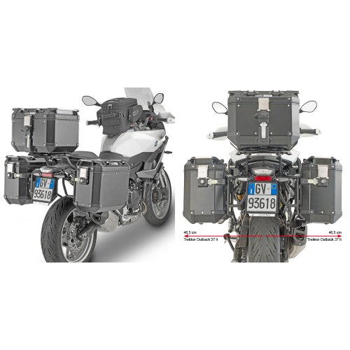 PLO5137CAM trubkový nosič PL ONE-FIT pro BMW F 900 XR (20-24) pro boční kufry OBKN
