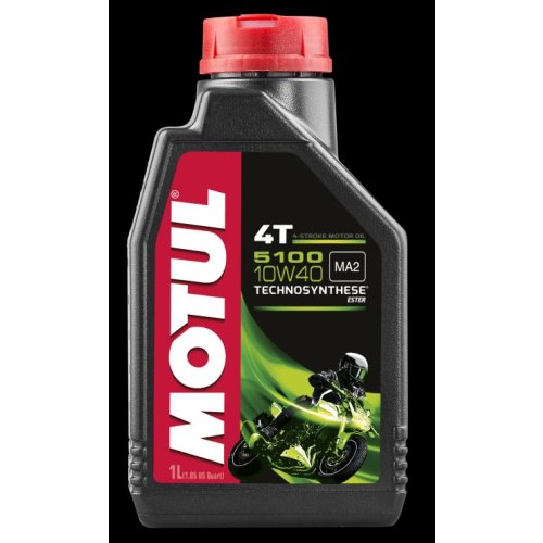 5100 10W40 1 litry MOTUL Syntetický olej pro všechny čtyřtaktní motocykly