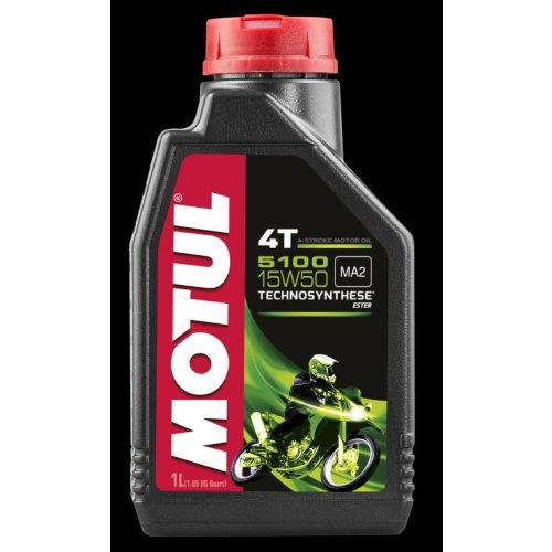 5100 15W50 1litr  MOTUL Syntetický olej pro všechny čtyřtaktní motocykly
